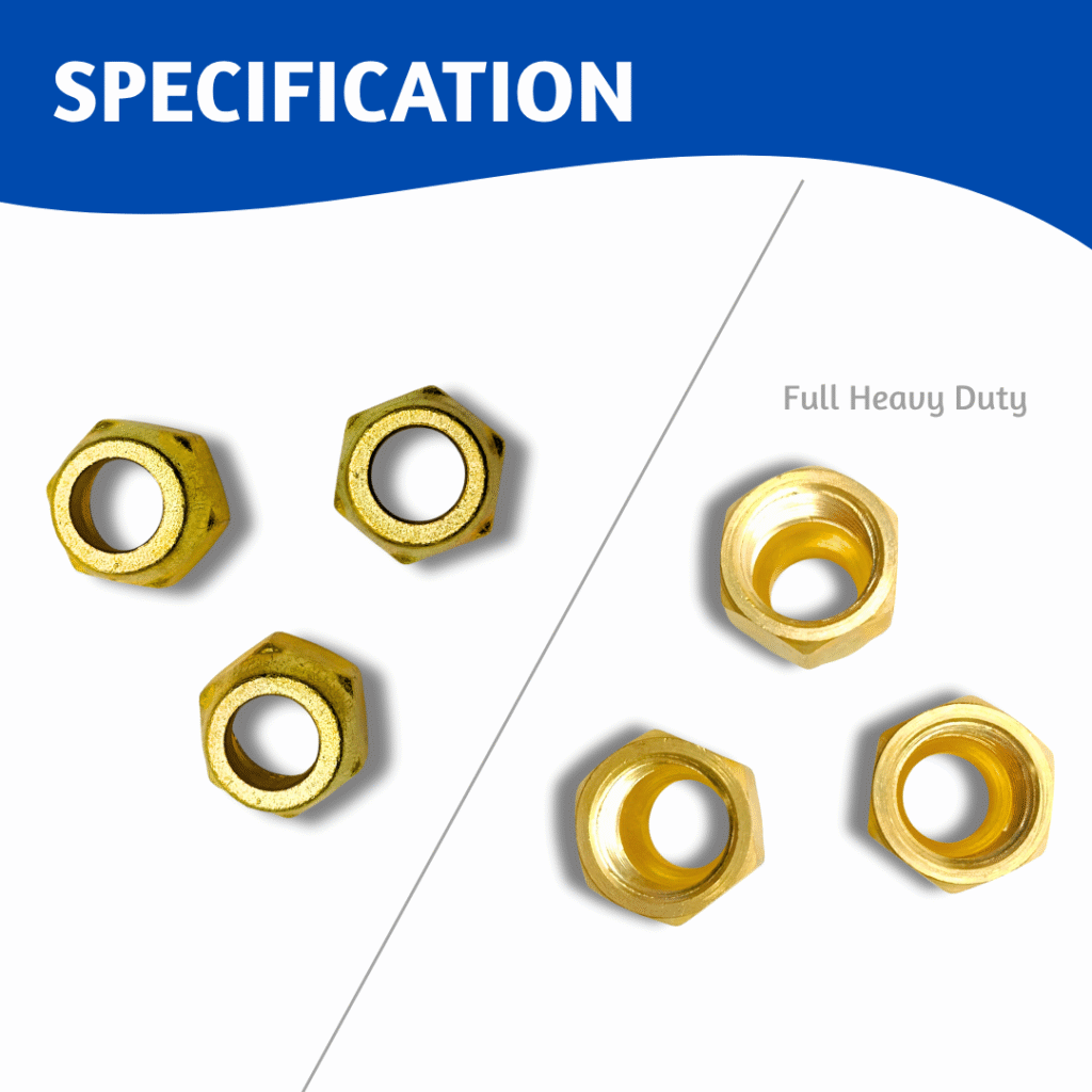 1 2 Flare Nut 1/2 (3pcs) | Horizon Spares