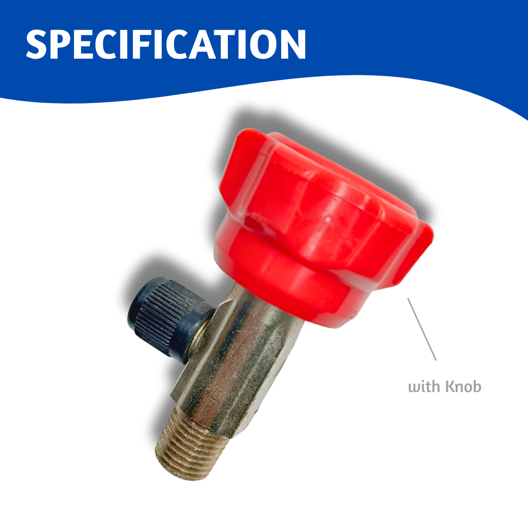 Refrigerant Cylinder Valve with Knob | Horizon Spares