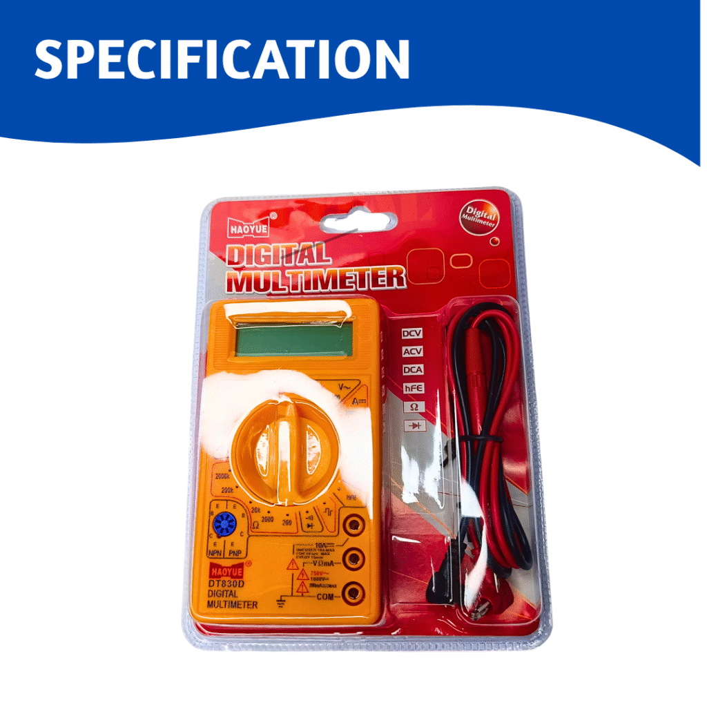 Multimeter Tester (Yellow) | Horizon Spares