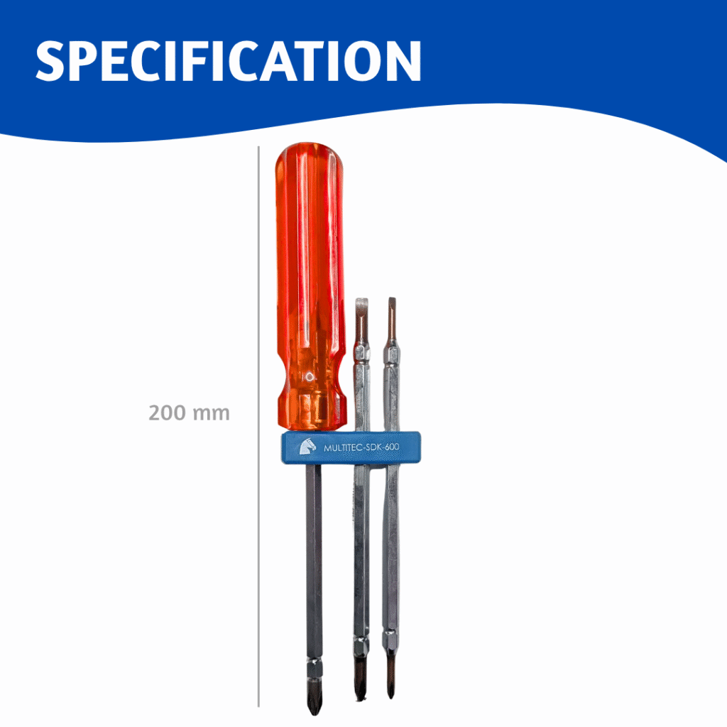 Multitec Screwdriver Set SDK 600 | Horizon Spares