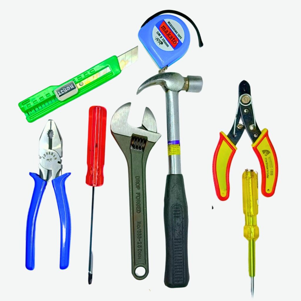 DIY Tools Kit for Home Improvement (8 pc) | Horizon Spares