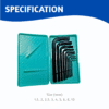 Taparia Allen Key Set KM9V | Horizon Spares
