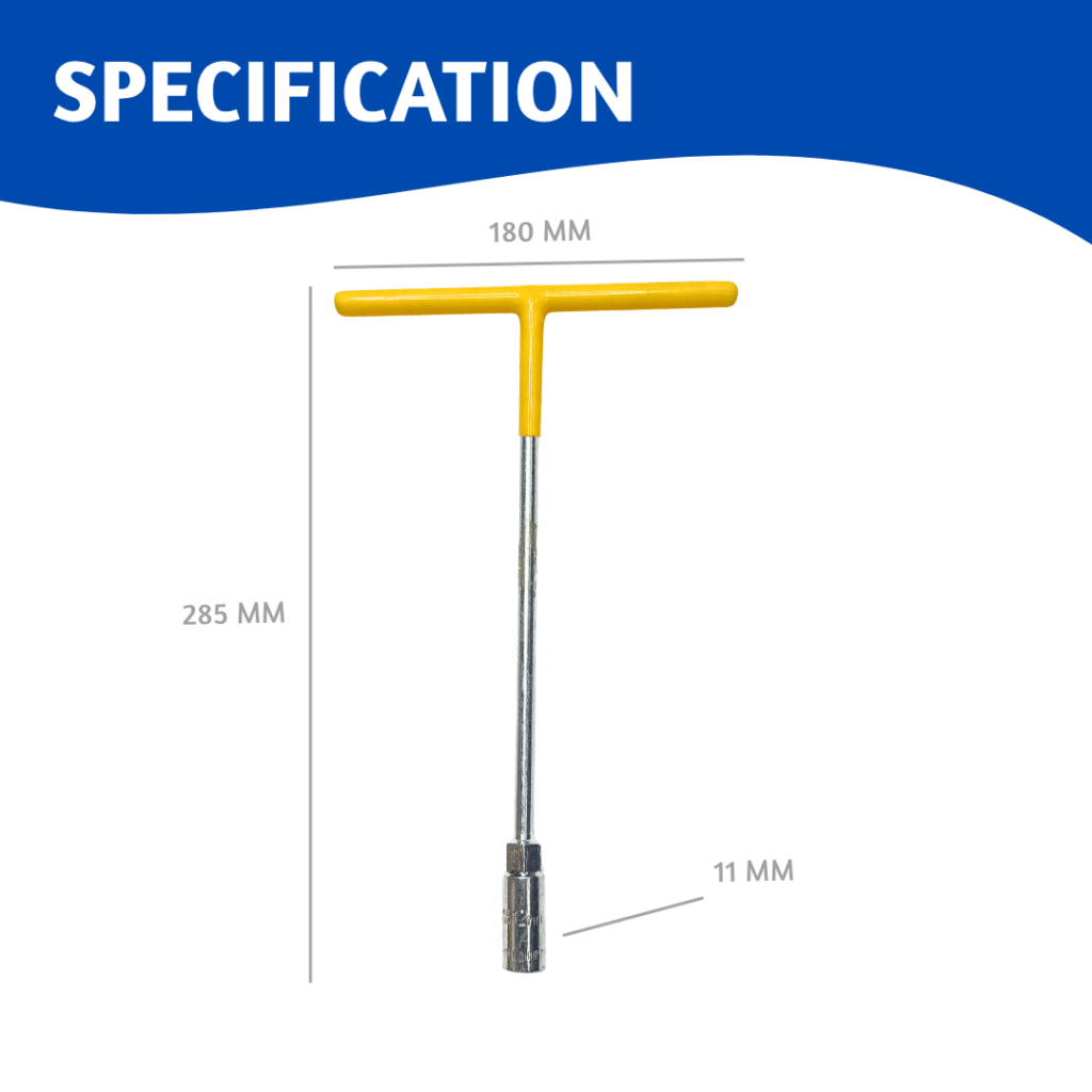T Handle Socket Wrench 11mm | Horizon Spares