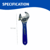 Adj Spanner 150mm with Insulation Grip | Horizon Spares