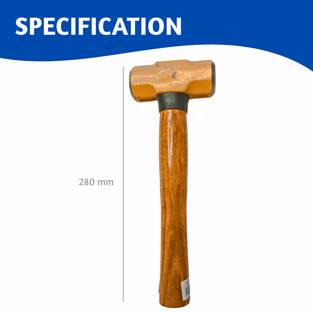 Sledge Hammer Wooden 1 KG | Horizon Spares
