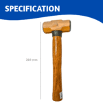 Sledge Hammer Wooden 1 KG | Horizon Spares