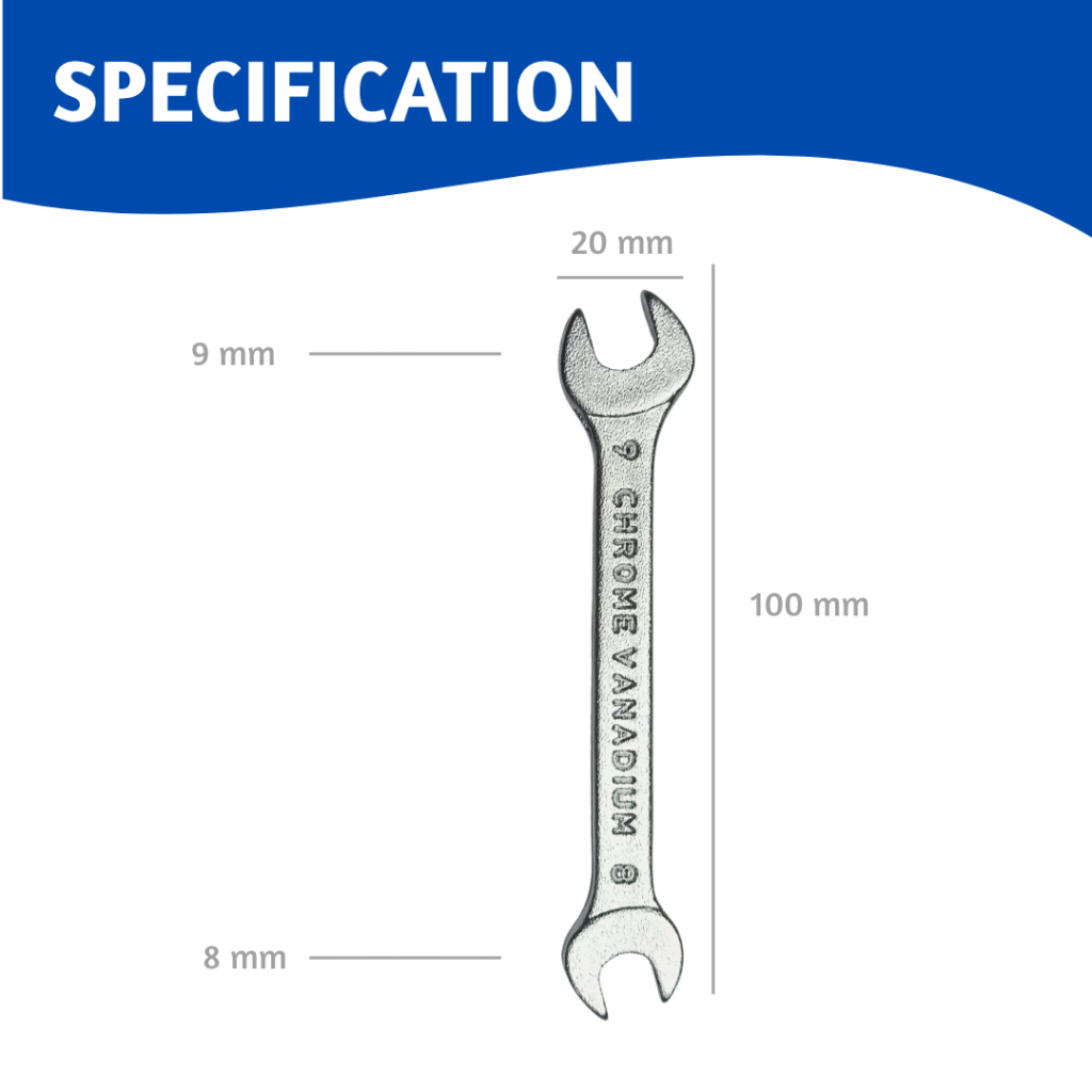 Spanner Open Venus 8 9 (Pack of 2) | Horizon Spares