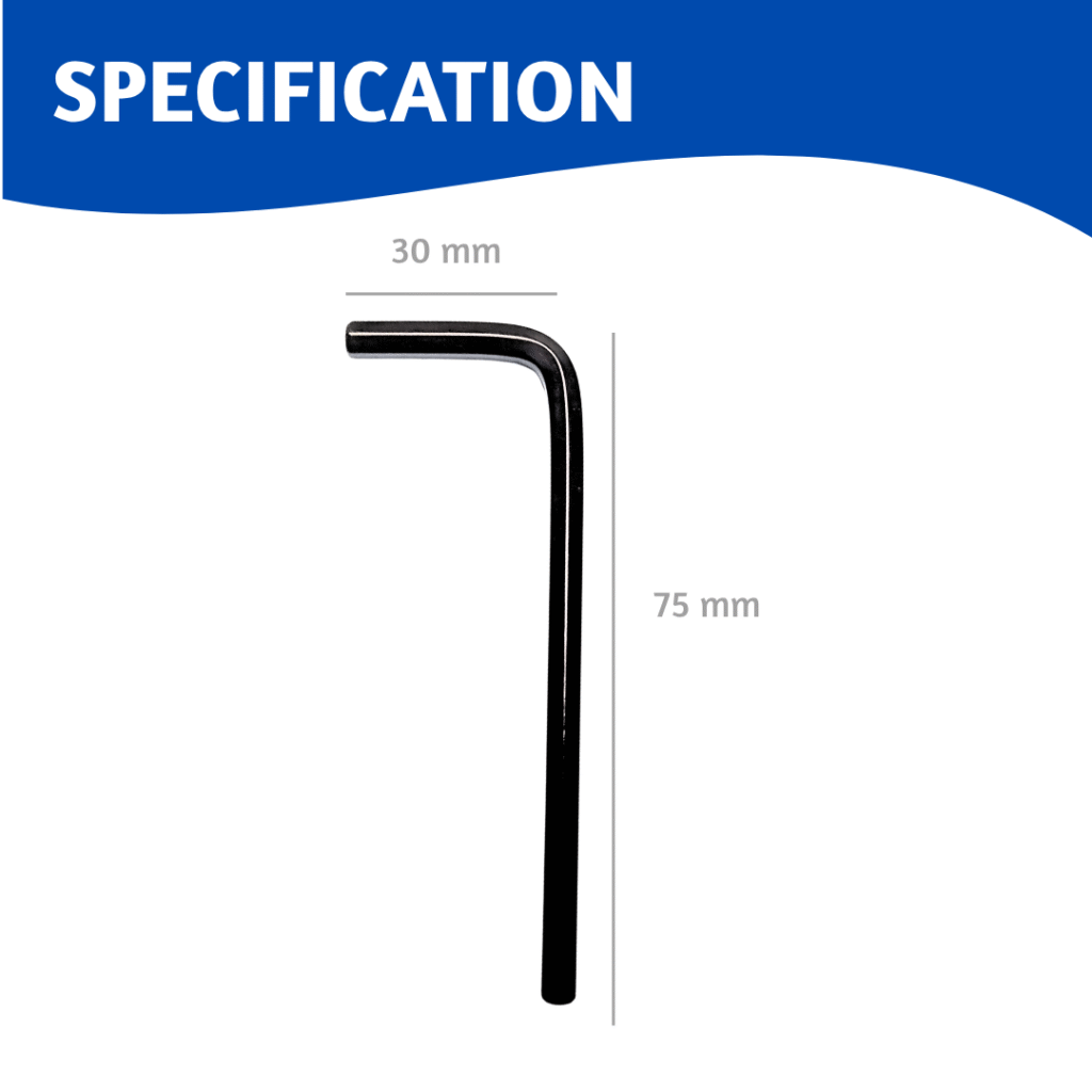 4mm Hex Key Multitec (Pack of 2) | Horizon Spares