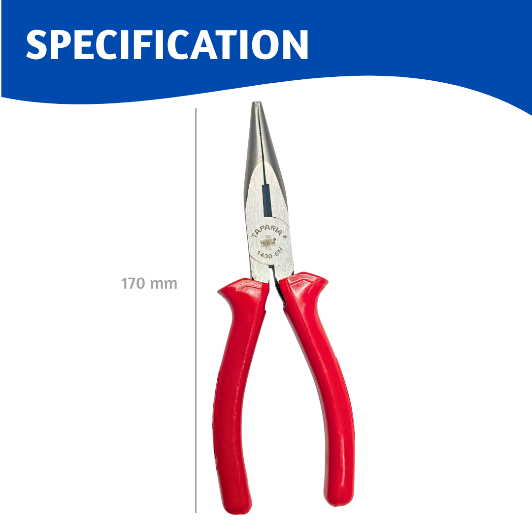 Taparia Nose Plier Long 1430N | Horizon Spares Taparia Nose Plier Long 1430N | Horizon Spares