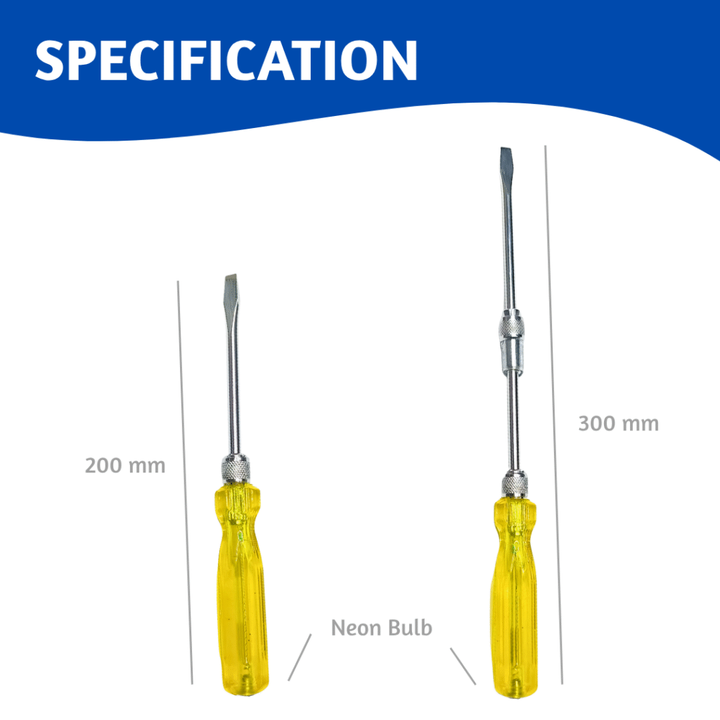 Pye Screwdriver Set 595 With Neon Bulb | Horizon Spares