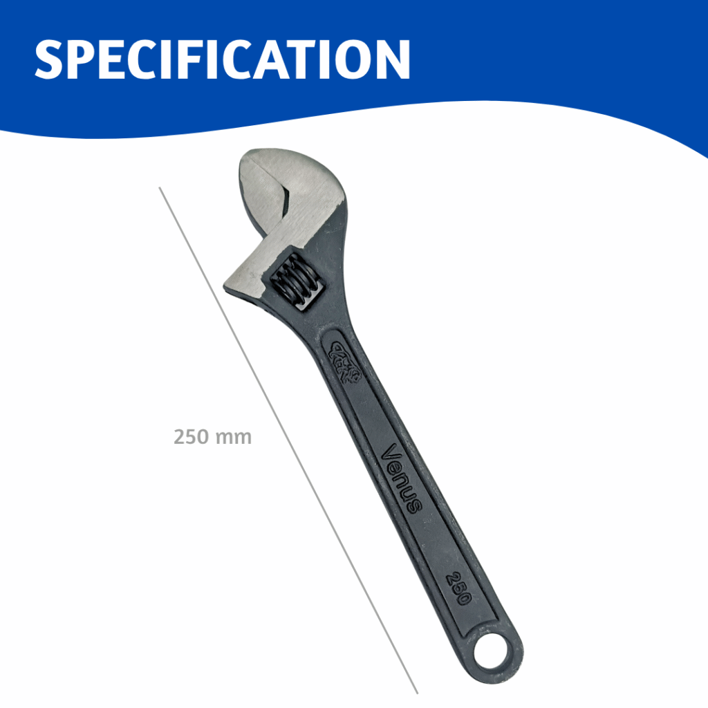 Universal Wrench Adjustable 10" Venus | Horizon Spares