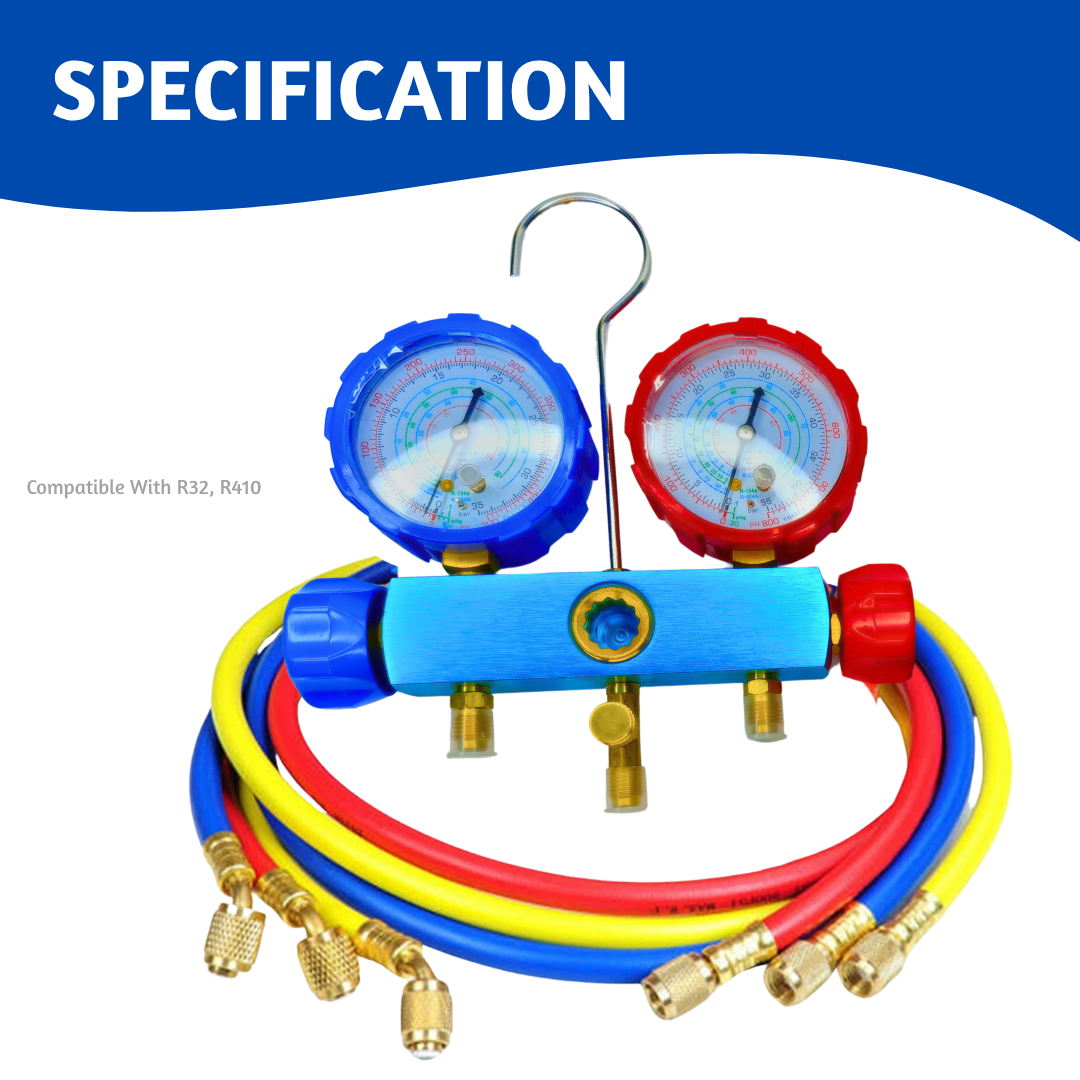 Double Gauge Manifold (Heavy Duty) | Horizon Spares Double Gauge Manifold (Heavy Duty) | Horizon Spares