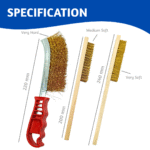 Brass Brush Set (Heavy Duty) | Horizon Spares