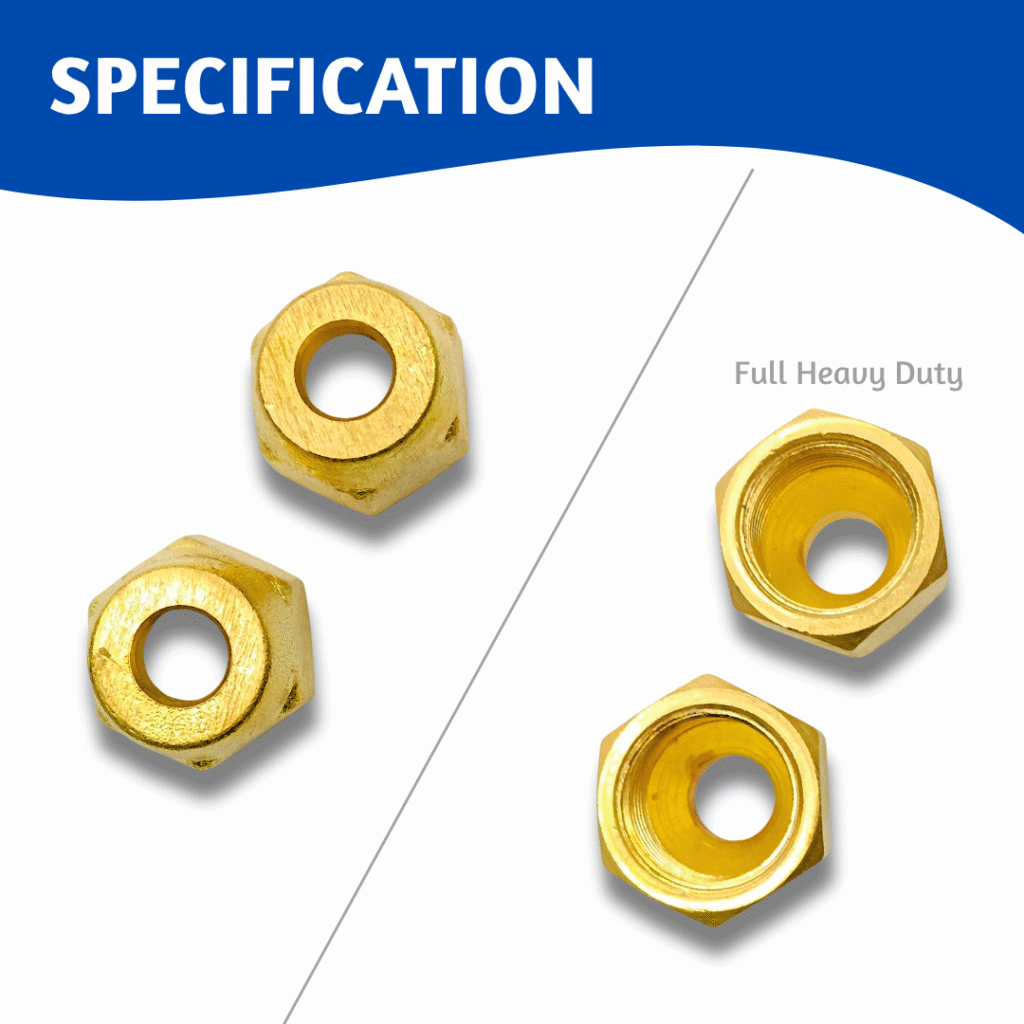Reducing Coupling Nuts 1/2 x 3/8 (2 pc) | Horizon Spares