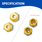 Reducing Flare Nut 3/8 x 1/4 (2pcs) | Horizon Spares