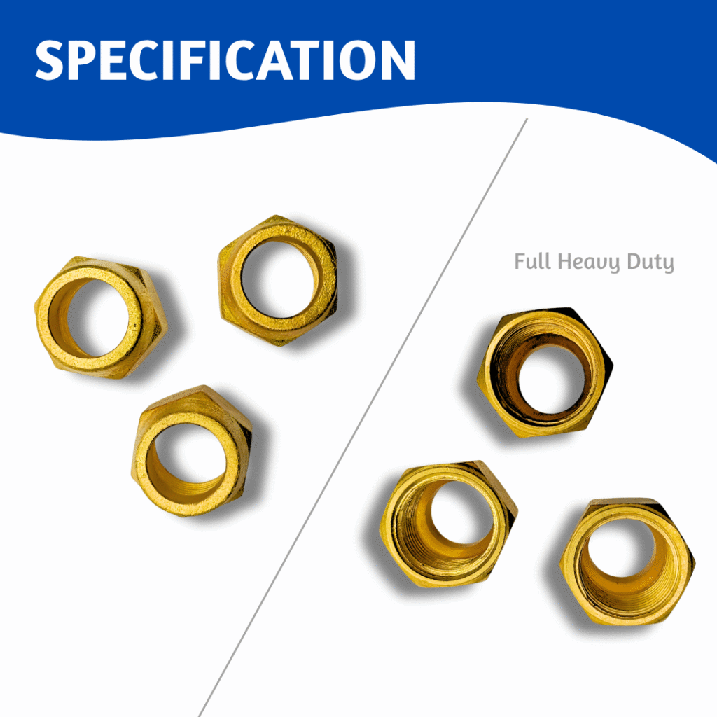 5 8 Flare nut 5/8 (3pcs) | Horizon Spares