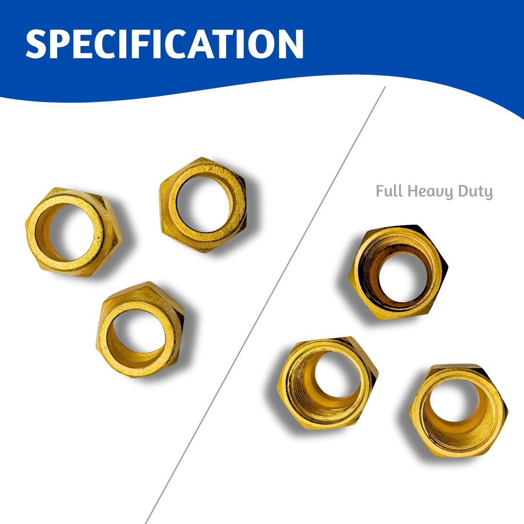 5 8 Flare nut 5/8 (3pcs) | Horizon Spares