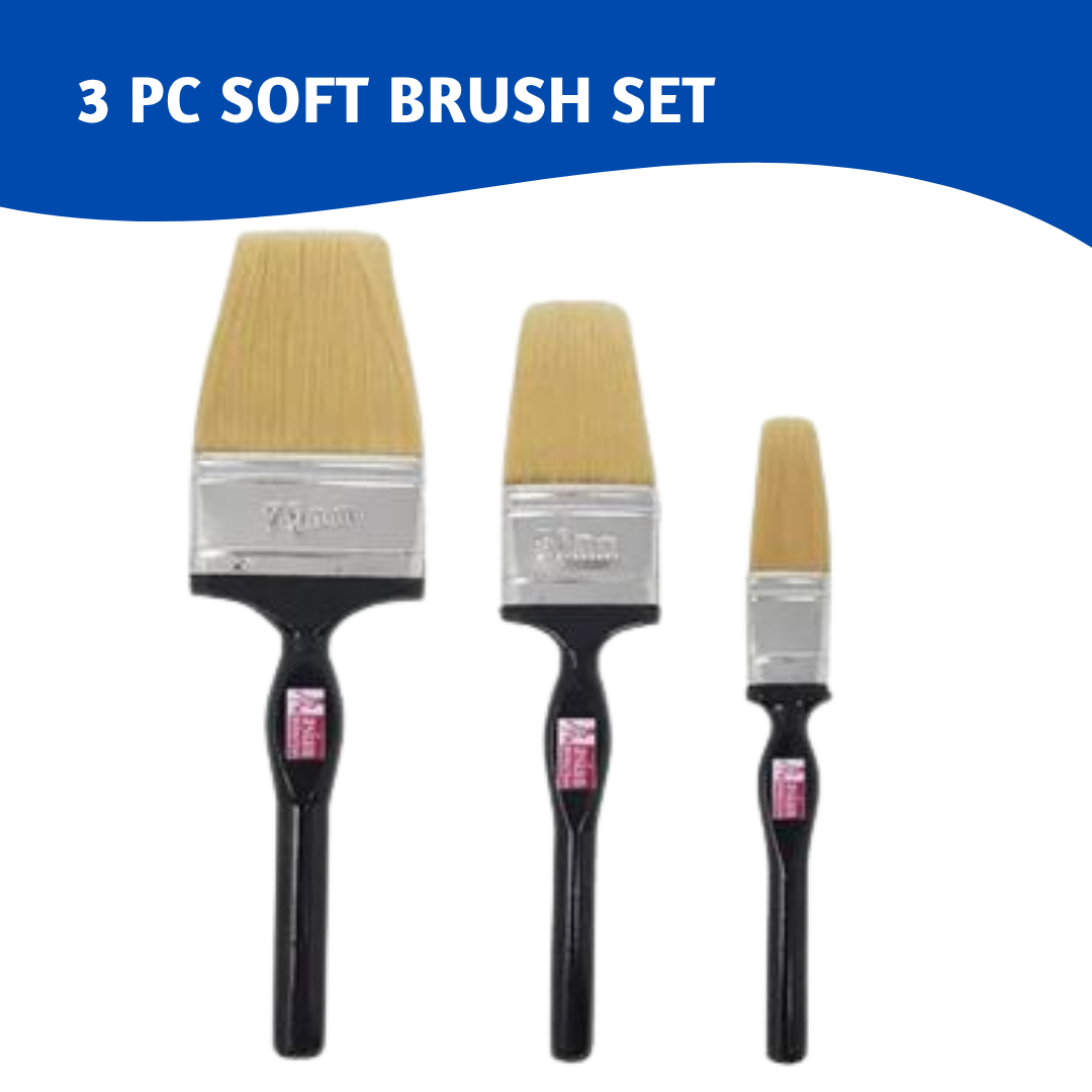 Wall Paint Brush Set (3 pc) | Horizon Spares
