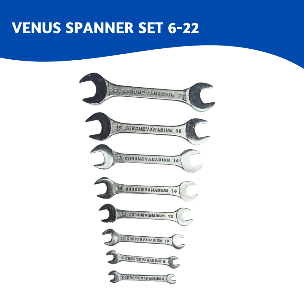 Venus Spanner Set 8pc (6-22mm) | Horizon Spares