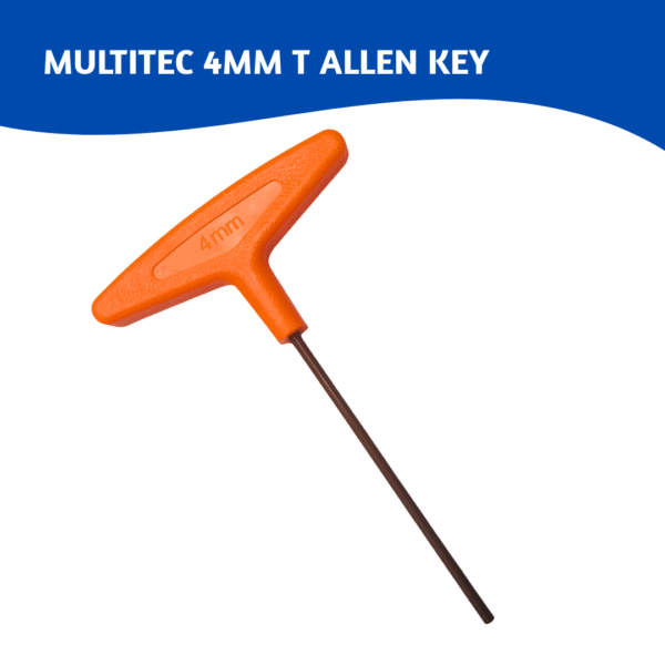 T Type Allen Key 4mm Multitec | Horizon Spares