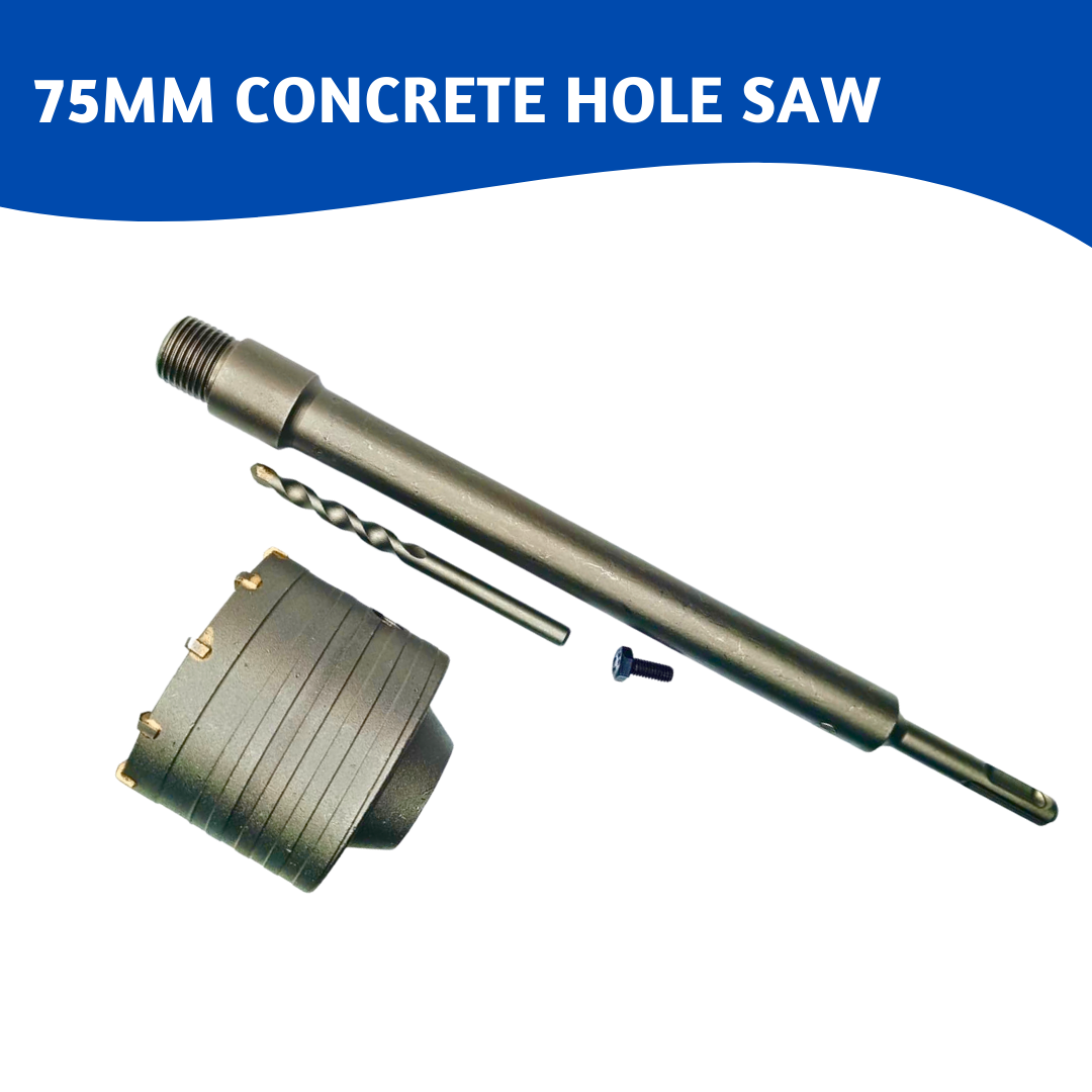 Concrete Hole Cutter Set 75mm | Horizon Spares