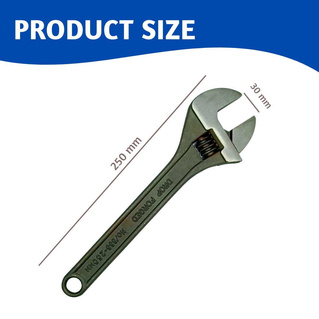 Adjustable Wrench 250mm / 10 Inch | Horizon Spares