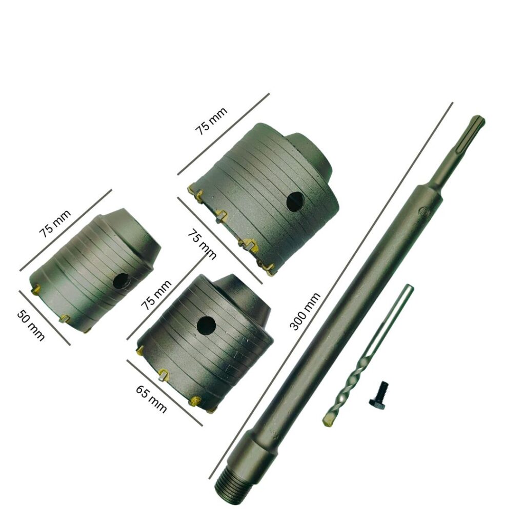 Power Tool Set (3 Hole saw 1 Rod) | Horizon Spares
