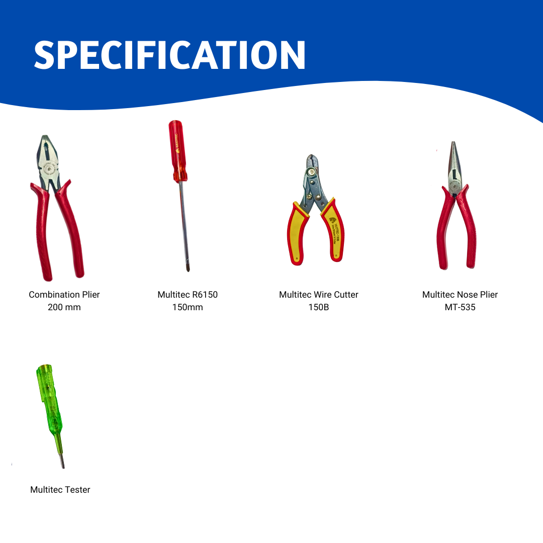 Hand Tool Kit Multitec 5pc | Horizon Spares Hand Tool Kit Multitec 5pc | Horizon Spares
