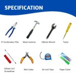 DIY Tools Kit for Home Improvement (8 pc) | Horizon Spares
