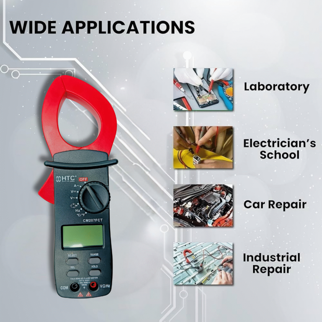 HTC 207 FCT Clamp Meter