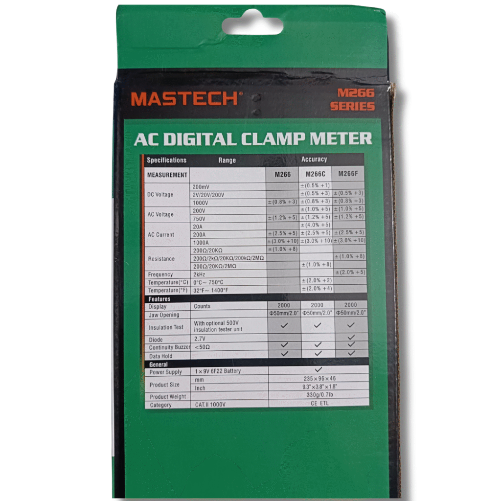 Mastech Clamp Meter M266