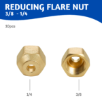 Reducing Flare Nut 3/8 x 1/4 (10pcs) | Horizon Spares
