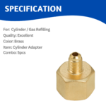 Cylinder Adapter 5/8 x 1/4 (5 pcs) | Horizon Spares