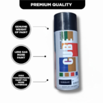 Paint Spray Bottle Cube Matte Black (2 pcs) | Horizon Spares