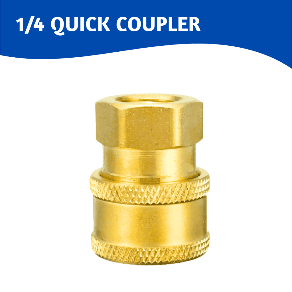 Brass Qrc Coupling 1/4