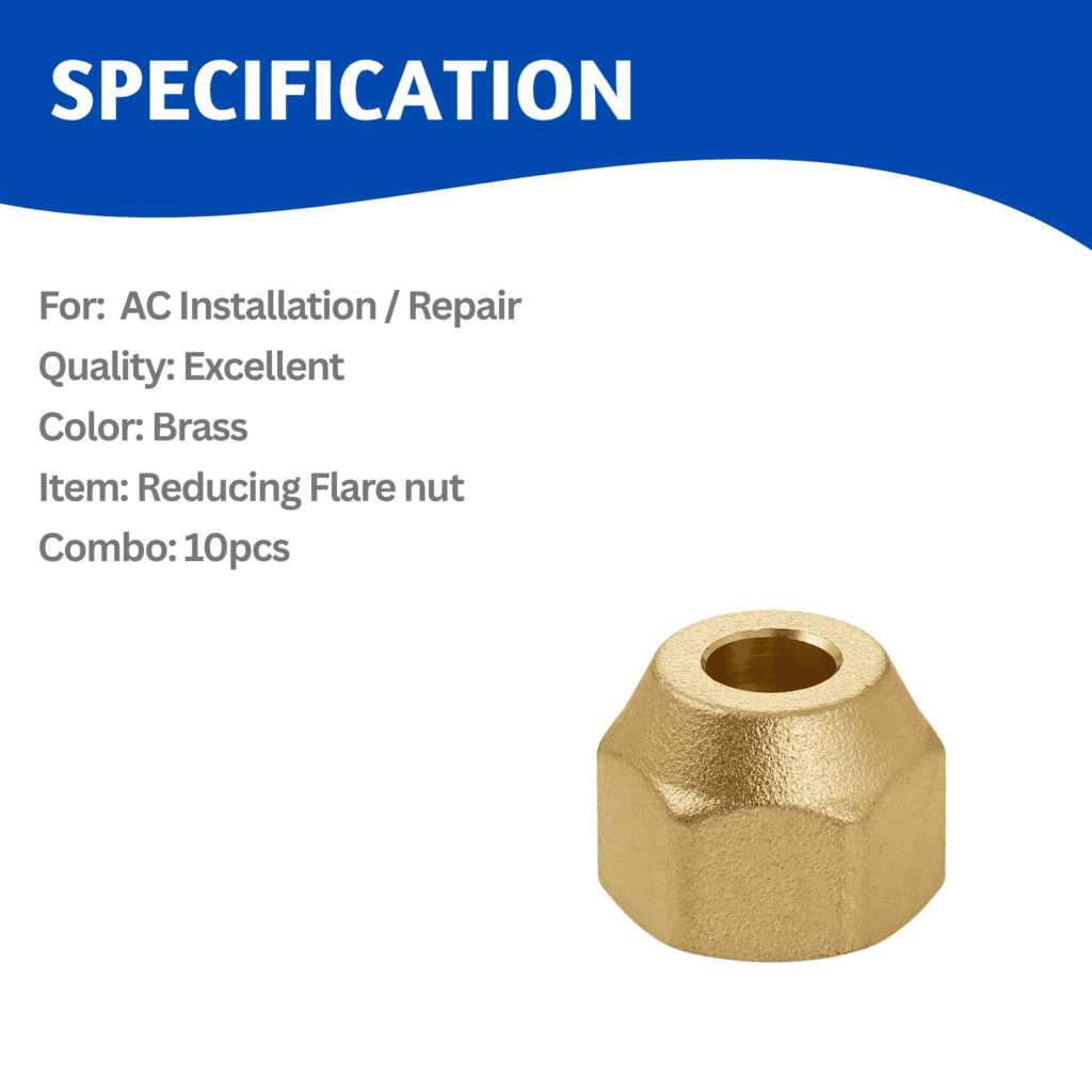 Reducing Coupling Nuts 1/2 x 3/8 (10 pc)