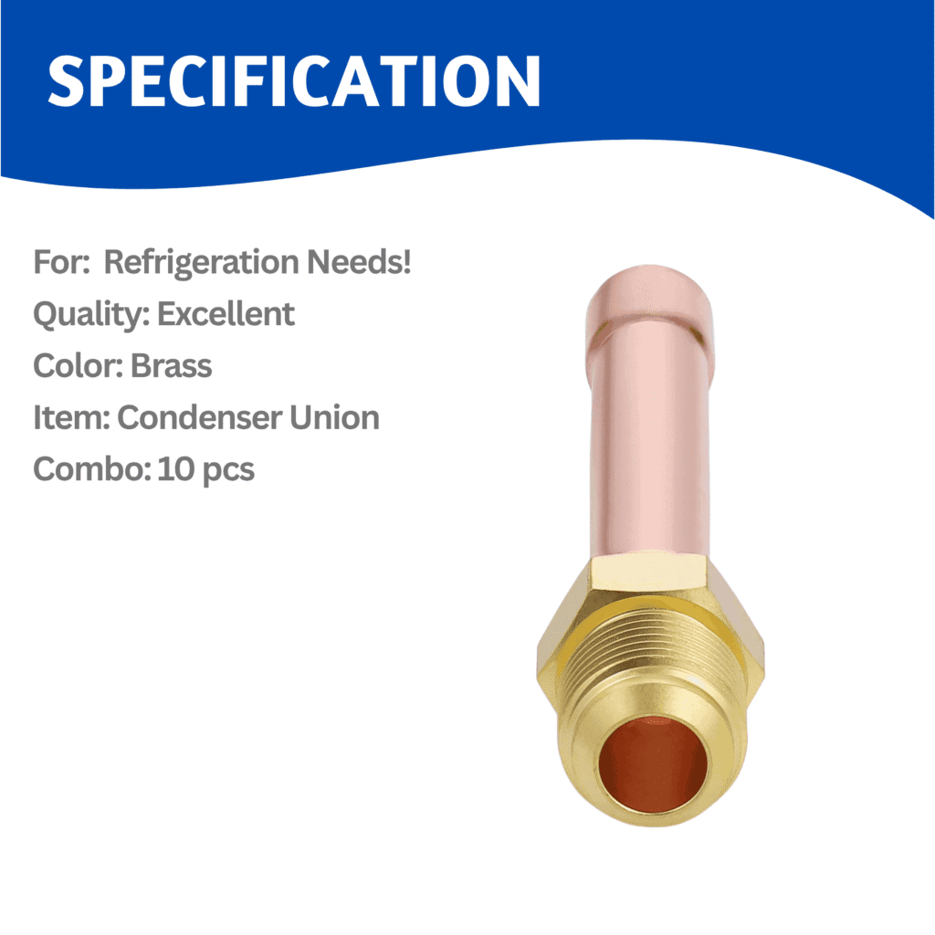 Brass Condenser Union