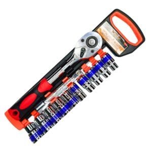 Bike Repair Kit (12 Sockets & Ratchet)