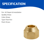 1 2 Flare Nut 1/2 (10 pcs)