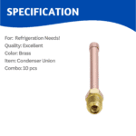 Condenser Union 1/4 (10 Pcs)