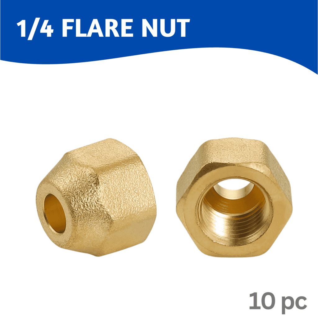 1 4 Flare Nut 1/4 (10 pcs)