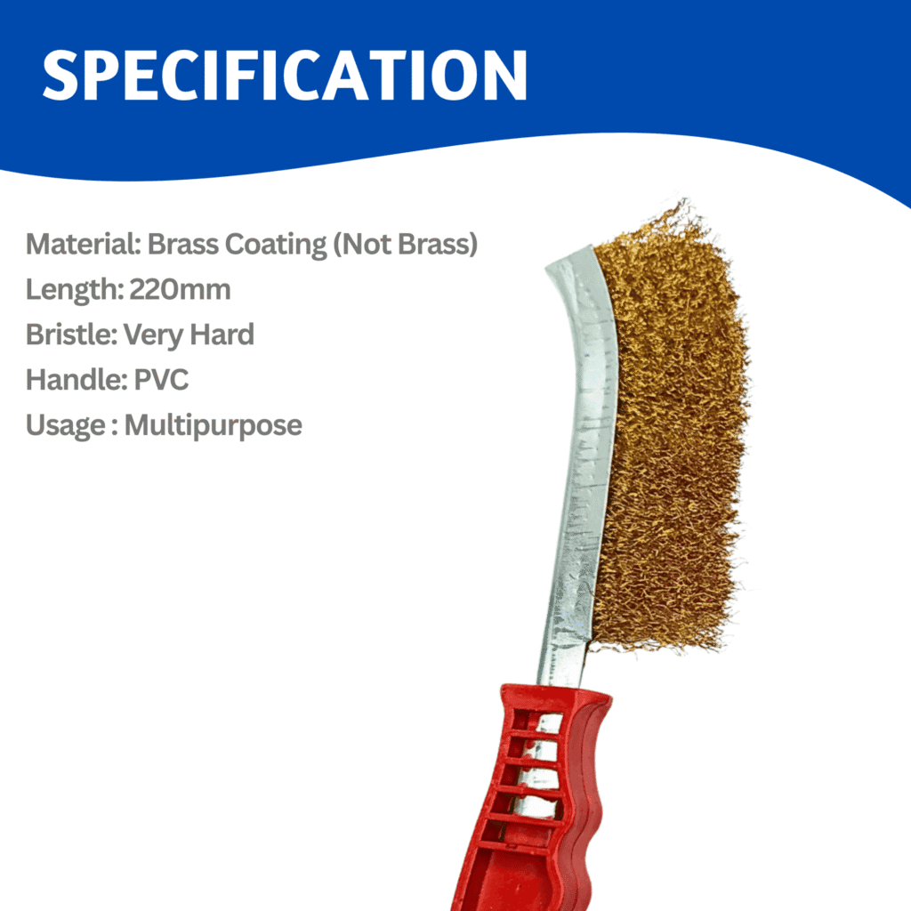 Hand Wire Brush Brass