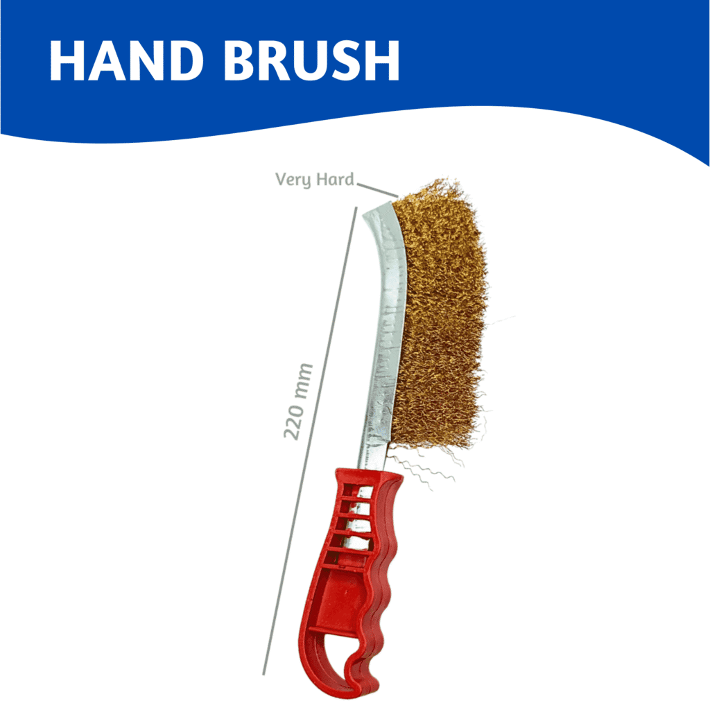 Hand Wire Brush Brass