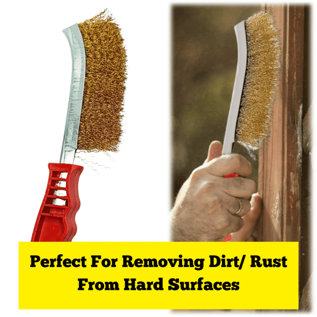 Hand Wire Brush Brass