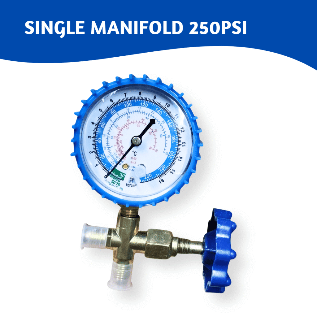 Single Manifold Gauge 250PSI