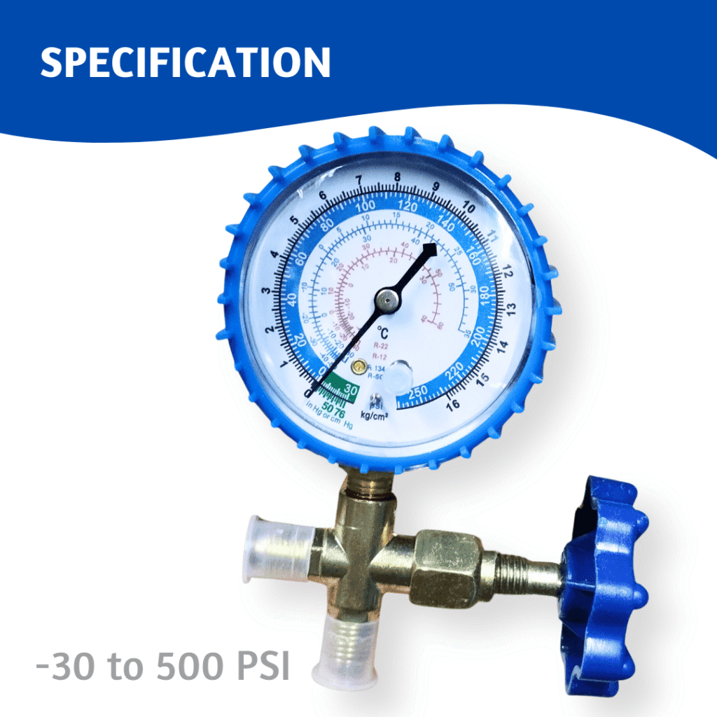 Single Manifold Gauge 250PSI