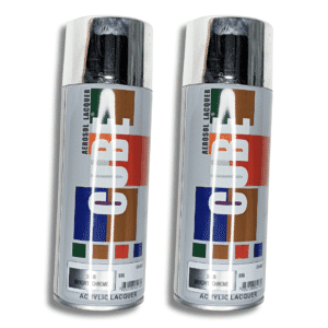 Bright Chrome Paint Spray (2 Pcs)