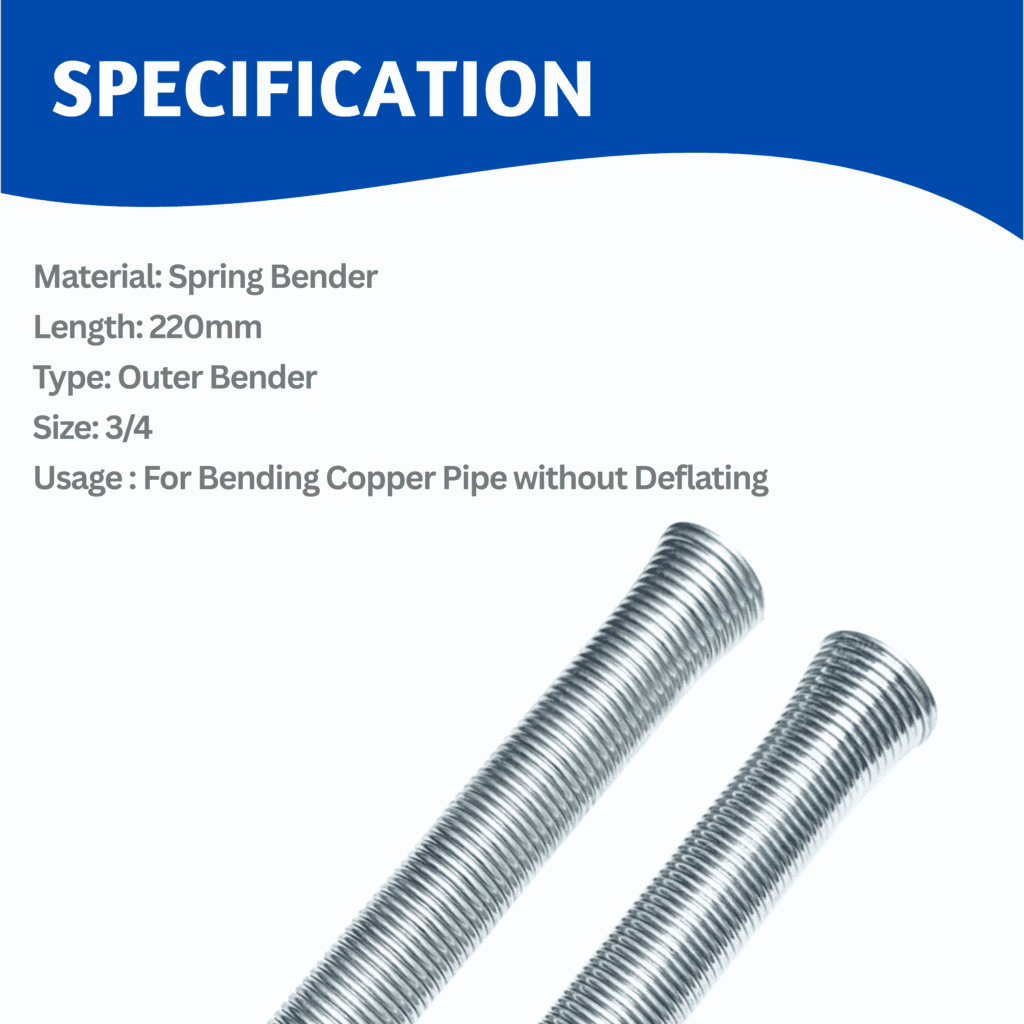 3 4 Copper Tubing Bender (5 Pcs)