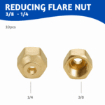 Reducing Flare Nut 3/8 x 1/4 (10pcs)
