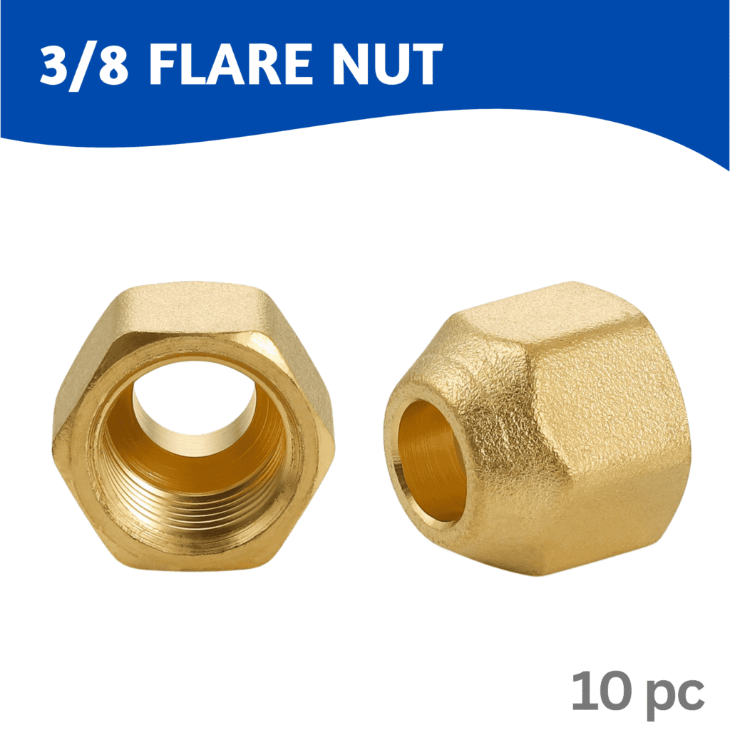 3 8 Flare Nut 3/8 (10 pcs)